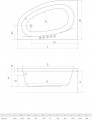 Radaway Naxia 170x110 WA1-33-170x110