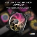 Corsair iCUE LINK RX140 MAX RGB PWM Black