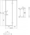 Cersanit Larga 90x195 S932-116