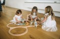 FreeOn Free2Play Wooden Railroad with Wagons and Animal Frie