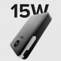 SBS Wireless Power Bank with Stand and LCD 10000