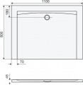 Excellent Forma X 110x80 BREX.1403.110.080.WHN