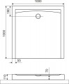 Excellent Forma Compact X 100x100 BREX.1402.100.100.WHC