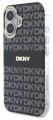 DKNY Repeat Texture Pattern with Stripe for iPhone 16