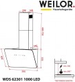 Weilor WDS 62301 R BL 1000 LED черный
