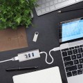 Satechi Type-C 2-in-1 Aluminum 3 Port Hub with Ethernet