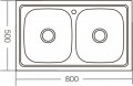 Zerix 80x50 0.8/180 Z8050D-08-180E