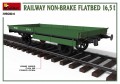 MiniArt Railway Non-Brake Flatbed 16.5 T (1:35)