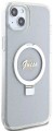 GUESS Ring Stand Script Glitter MagSafe for iPhone 15 Plus