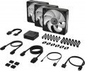 Corsair iCUE LINK RX120 MAX RGB PWM Triple Pack Black