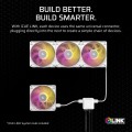 Corsair iCUE LINK RX120 MAX RGB PWM Triple Pack White