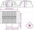 VidaXL Tunneltent 16 WP