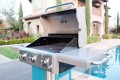 Kenmore 3-Burner Compact Gas Grill with Foldable Sides