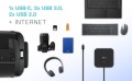 i-Tec USB-C HDMI DP Docking Station with Power Delivery 100