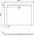 Excellent Forma X 100x80 BREX.1403.100.080.WHN