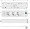 RZTK Power Strip Pro 3+2 USB-A+USB-C