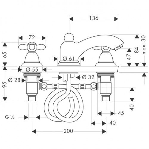 Чертеж с размерами