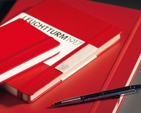 Leuchtturm1917 Squared Master Slim Red