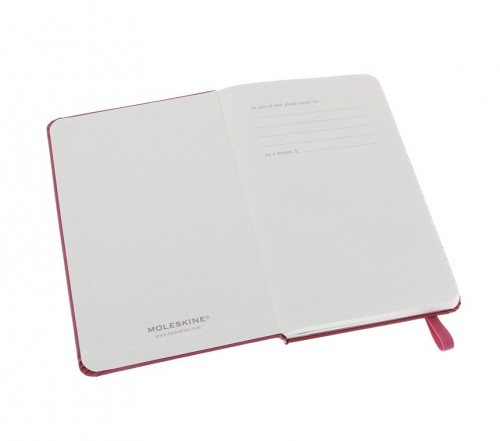 Moleskine Ruled Notebook Pocket Pink