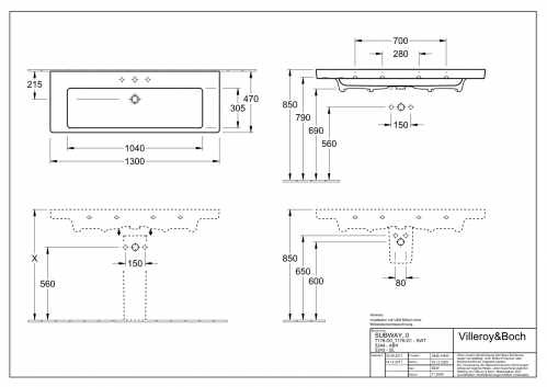 Villeroy & Boch Subway 2.0 7176D1