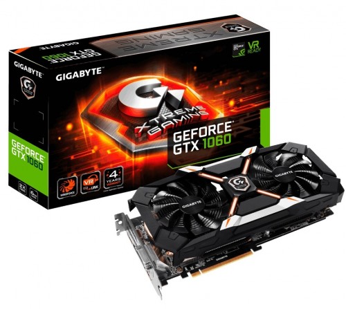 Gigabyte GeForce GTX 1060 GV-N1060XTREME-6GD