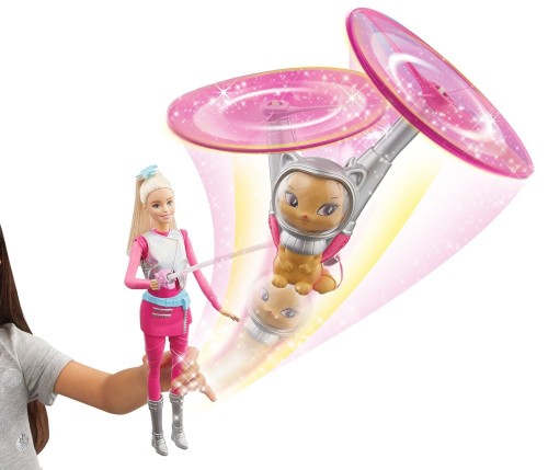 Barbie Star Light Adventure Galaxy Doll and Hover Cat DWD24