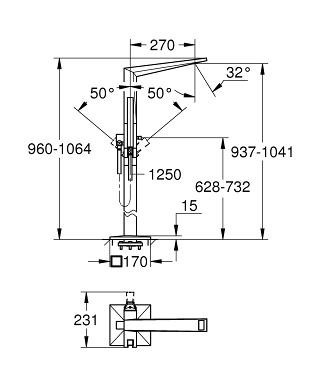 Чертеж с размерами