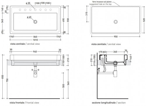 Flaminia Acquagrande 100 5051/INC