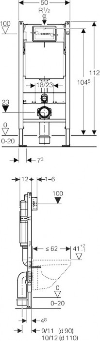 Geberit Duofix 458.178.21.1