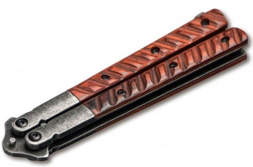 Boker Magnum Balisong Wood Tanto