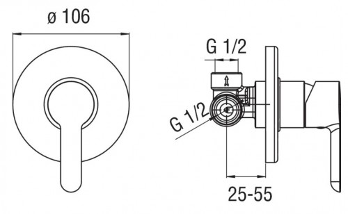 Nobili Rubinetterie ABC AB87108-CR