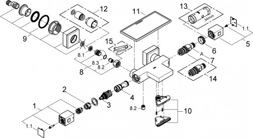 Grohe Grohtherm Cube 34502