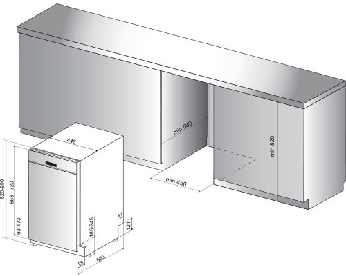 Whirlpool WSBC 3M17 X