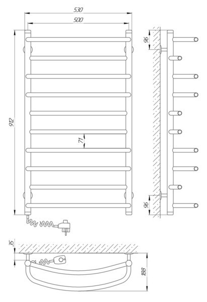 LARIS Euromix E L 530x900