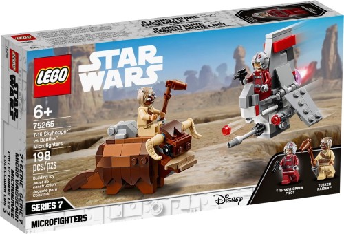 Lego T-16 Skyhopper vs Bantha Microfighters 75265