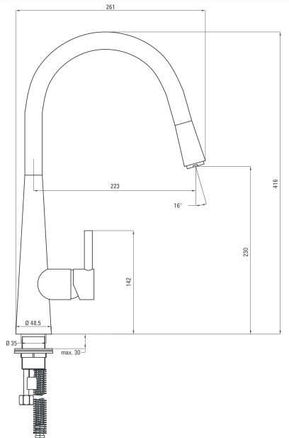 Deante Aster BCA 272M