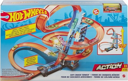 Hot Wheels Sky Crash Tower Trackset