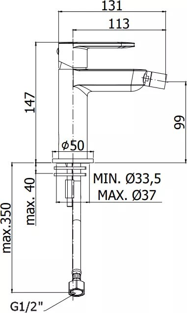 Paffoni Candy CA 131CR