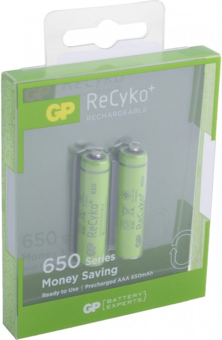 GP Recyko 2xAAA 650 mAh