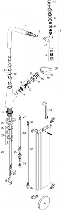 Hansgrohe Metris Select M71 73803000