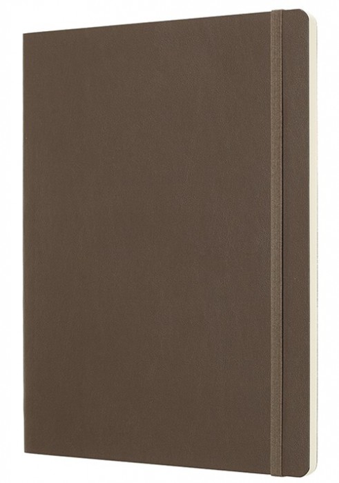 Moleskine Plain Notebook A4 Soft Brown