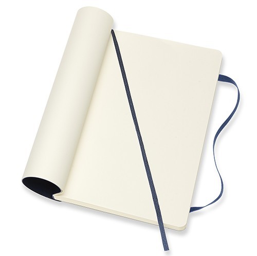 Moleskine Plain Notebook Large Soft Sapphire