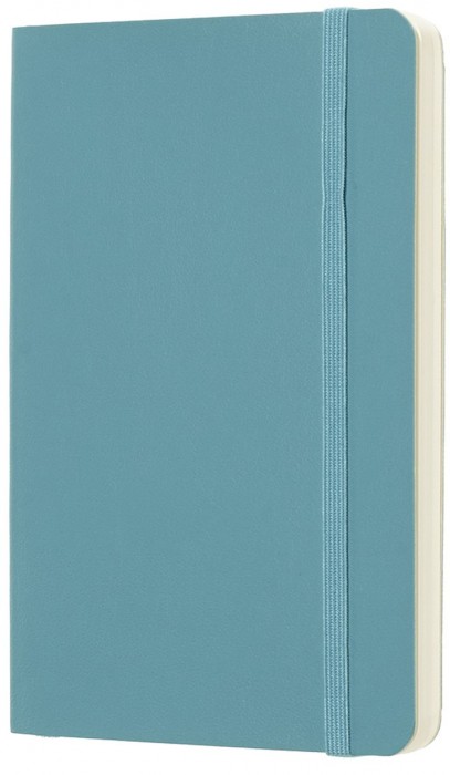 Moleskine Plain Notebook Pocket Soft Ocean Blue