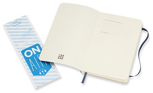 Moleskine Ruled Notebook Expanded Soft Sapphire