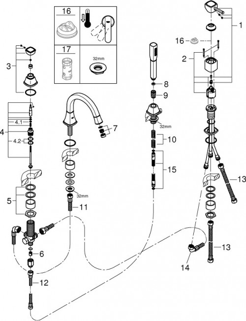 Grohe Grandera 19936000