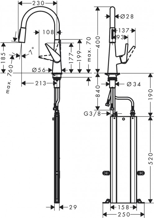 Hansgrohe Talis M51 73876000