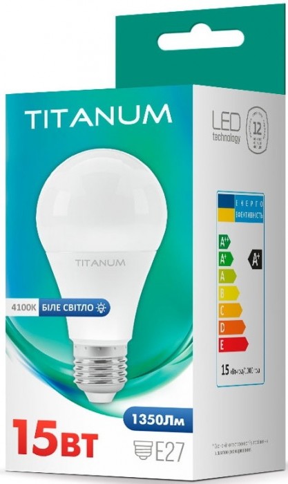 TITANUM A65 15W 4100K E27 TLA6515274