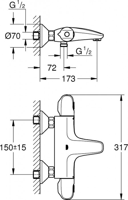 Grohe Eurosmart 34102TS