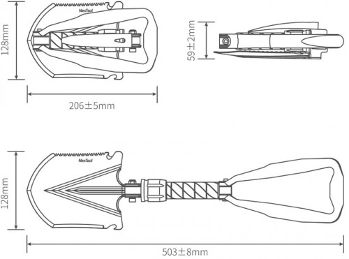 Xiaomi NexTool Foldable Sapper Shovel