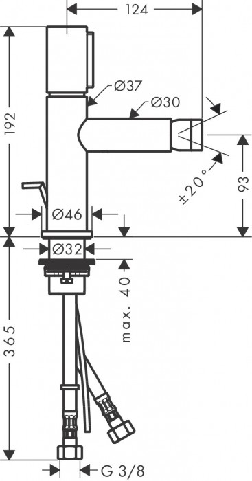 Axor Uno 45210000